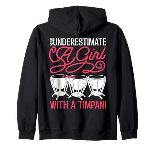 Pauke, Trommelspieler, Musikerin, Mädchen, Frau, Paukerin Kapuzenjacke Pauke, Trommelspieler, Musikerin, Mädchen, Frau, Paukerin Kapuzenjacke von Timpani Design For Timpanist & Kettle Drum Player