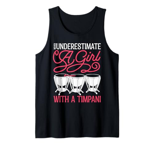 Pauke, Trommelspieler, Musikerin, Mädchen, Frau, Paukerin Tank Top Pauke, Trommelspieler, Musikerin, Mädchen, Frau, Paukerin Tank Top von Timpani Design For Timpanist & Kettle Drum Player