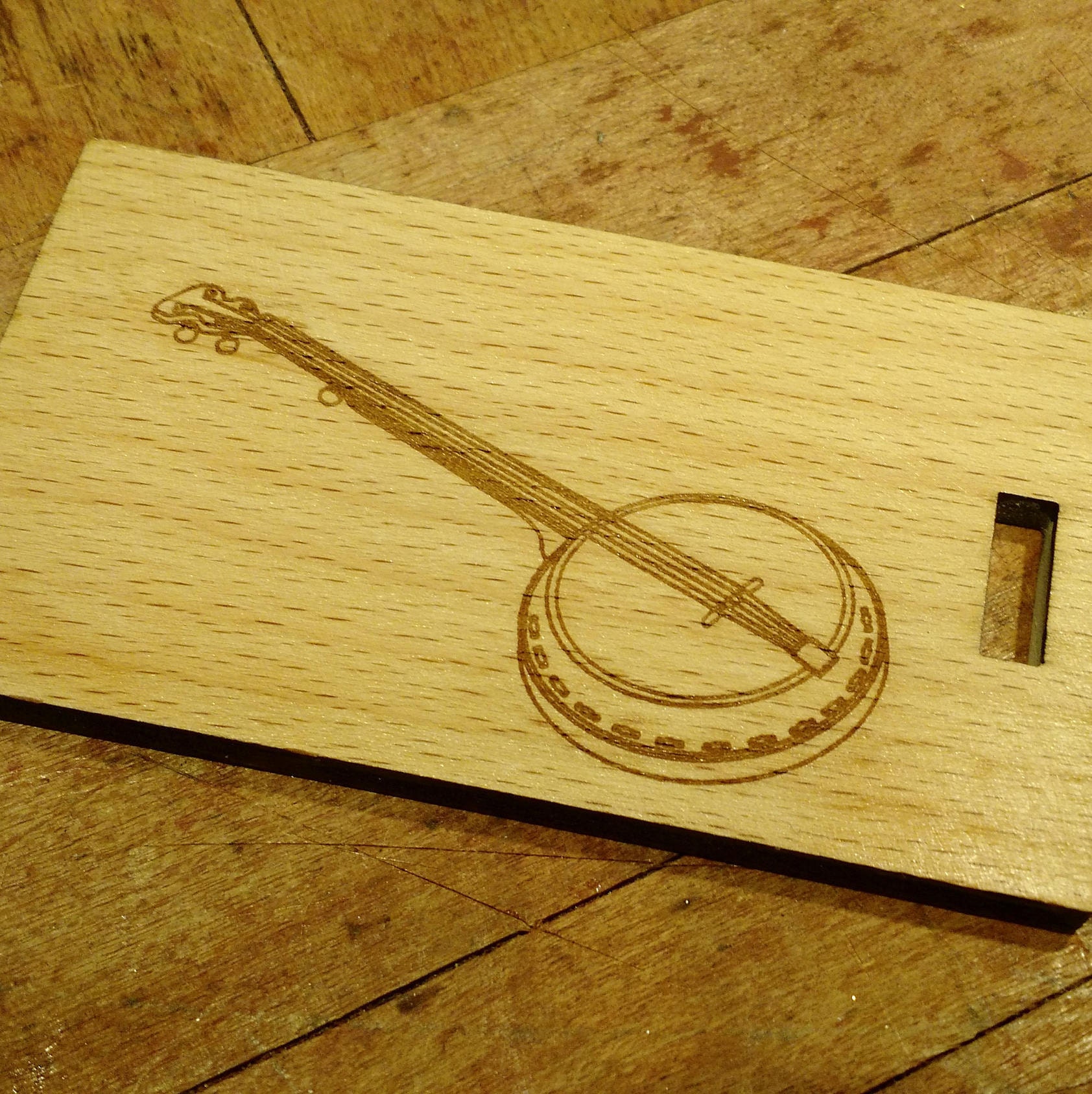 Banjo - Wunderschönes Id-Namensschild Aus Holz Nach Maß Mit Ihrem Namen Und Ihrer Adresse Optionaler Telefon- Oder E-Mail-Adresse Banjo - Wunderschönes Id-Namensschild Aus Holz Nach Maß Mit Ihrem Namen Und Ihrer Adresse Optionaler Telefon- Oder E-Mail-Adresse von TimsTagworks