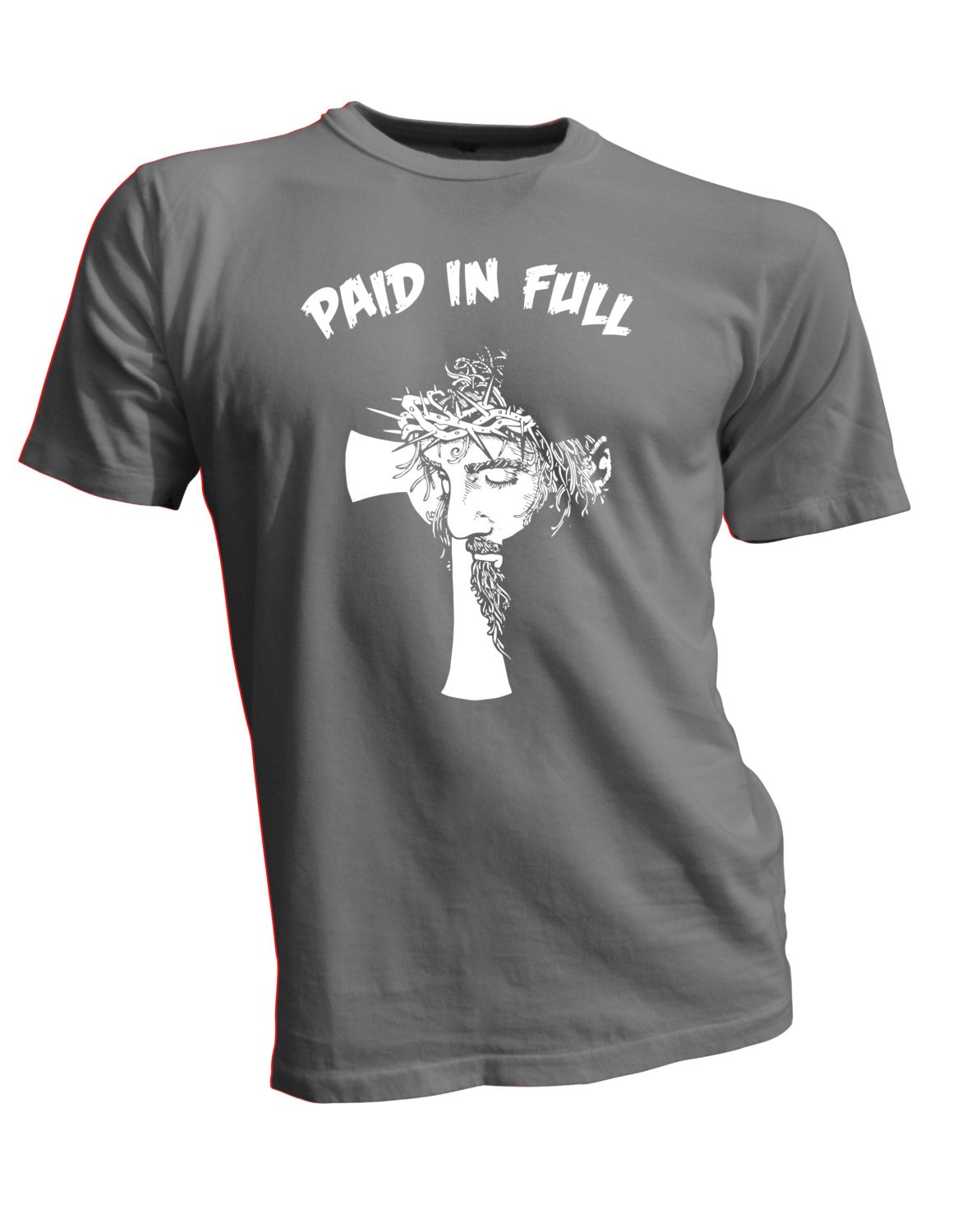 Bezahlt in Full T Shirt, Jesus Christliches Shirt Bezahlt in Full T Shirt, Jesus Christliches Shirt von TimsTeesHouston