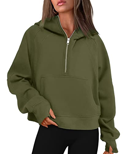 Timuspo Damen Kapuzenpullover Sweatjacke Sweatshirt Kapuzenjacke Kapuzenpulli Kapuze Langarm Hoodie Sport Style Casual Fitness Training Basic von Timuspo