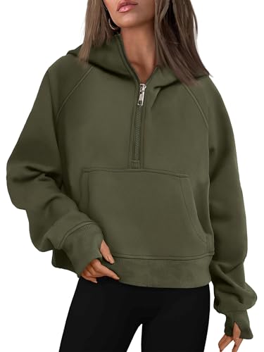 Timuspo Damen Kapuzenpullover Sweatjacke Sweatshirt Kapuzenjacke Kapuzenpulli Kapuze Langarm Hoodie Sport Style Casual Fitness Training Basic von Timuspo