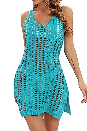 Timuspo Damen Strandkleid Sommer Badeanzug Cover UP Sommer Kleider V-Ausschnitt Bikini Cover von Timuspo