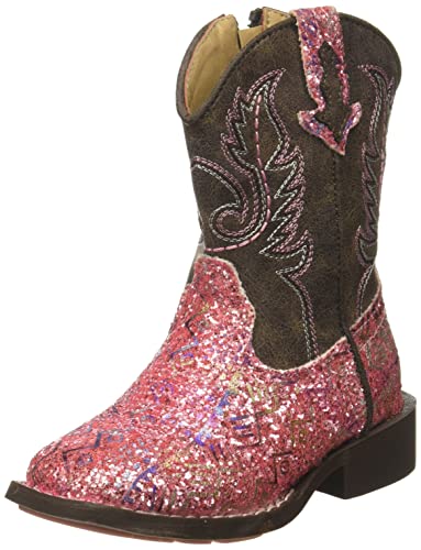 ROPER Girls' Glitter Aztec Western Boot Square Toe ROPER Girls' Glitter Aztec Western Boot Square Toe von Tin Haul