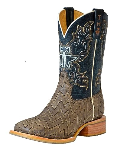 Tin Haul Western Boot Herren Lightning Strikes Square 14-020-0077-0502 TA, Hellbraun, 43 EU von Tin Haul