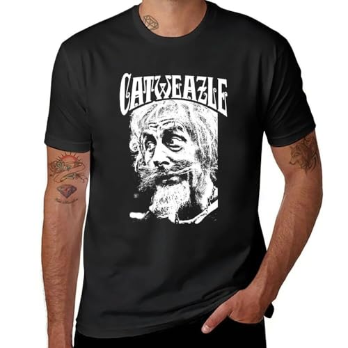 Catweazle Art T-Shirt Edition t Shirt top Plain Black t Shirts Men Black XL Catweazle Art T-Shirt Edition t Shirt top Plain Black t Shirts Men Black XL von TinANTMA