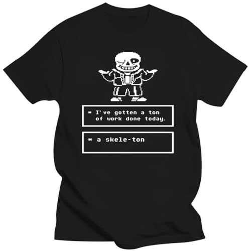 Game Undertale T Shirt Skull Brother Sans PapyrCartoon Printed Black T Shirts Short Sleeve Tees O-Neck Mens T-Shirts Fashion Black L Game Undertale T Shirt Skull Brother Sans PapyrCartoon Printed Black T Shirts Short Sleeve Tees O-Neck Mens T-Shirts Fashion Black L von TinANTMA