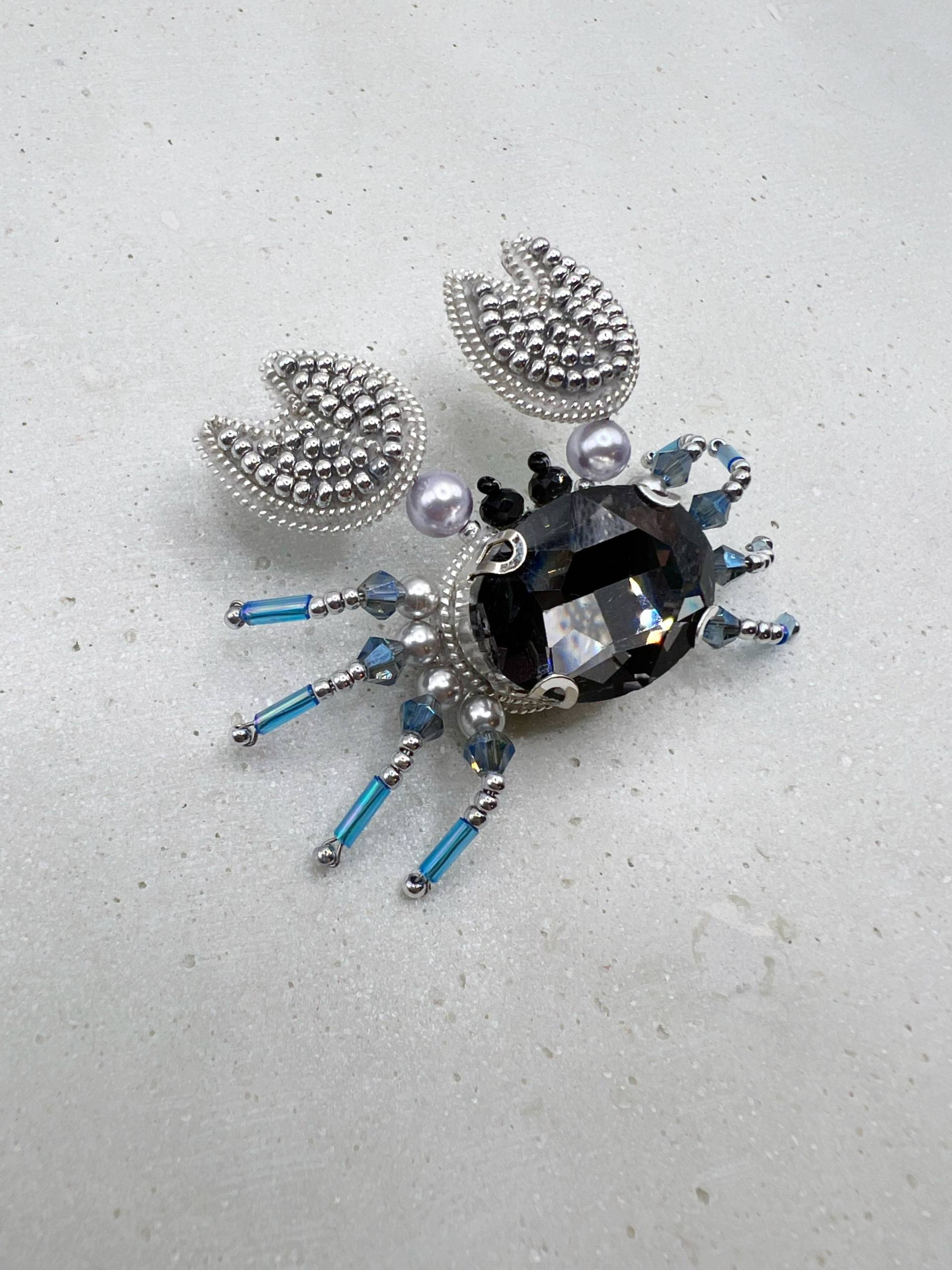 Handgemachte Perlen Krabbe Brosche Perle Insekt Schmuck Geschenk von TinArtbytina