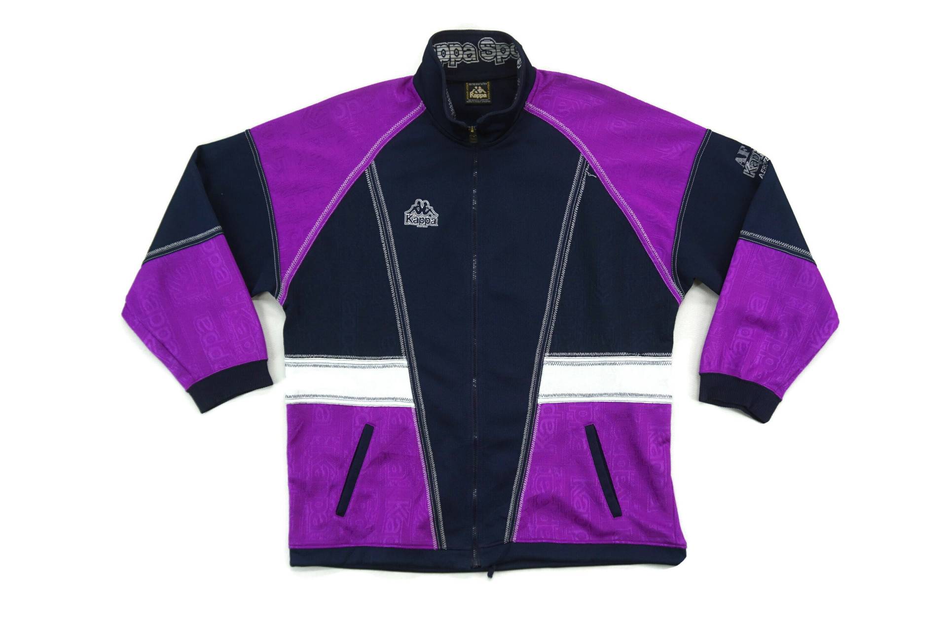 Kappa Jacke Herren Gr. M Jaspo L-O Trainingsjacke Vintage Laufjacke Sportswear von TinCityVintage