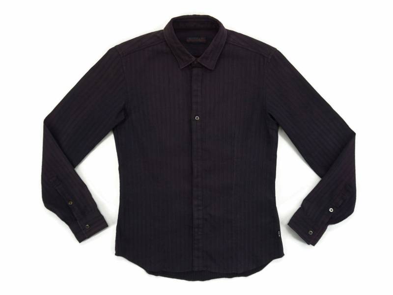 Morgan Homme Shirt Herren Größe Xs De Toi Button Up Slim Fit Border Stripe Casual von TinCityVintage