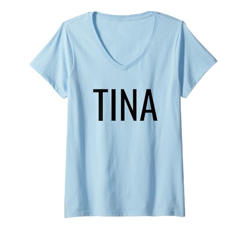 Damen Tina T-Shirt mit V-Ausschnitt Damen Tina T-Shirt mit V-Ausschnitt von Tina