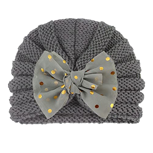 TinaDeer Baby Turban Hüte Kleinkind Kopfband Turban Haarbänder Taufe Headwrap Newborn Stirnband Neugeborenes Baby Mädchen Bowknot Hut Mütze Hut Hut von TinaDeer