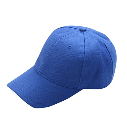 TinaDeer Baseballcap Kinder Jungen Mädchen Verstellbar Baseballmütze Sommer UV-Schutz Sonnenhut Outdoor Baseballkappe Faltbar Leicht Babyhut Baseball Cap für 6-15 Jahre (Blau, Einheitsgröße) von TinaDeer