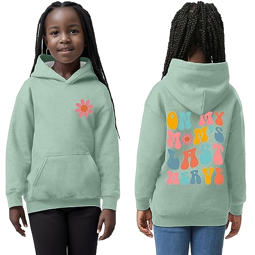 TinaDeer Hoodie Kinder Mädchen Pullover Sweatshirt mit Kapuze Briefdruck Kawaii Pulli Langarm Basic Kapuzenpullover Herbst Winter Warm Kinder Kleidung 98 104 122 128 134 152 für 1 Jahre - 12 Jahre von TinaDeer