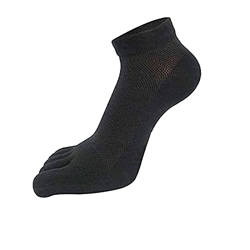 TinaDeer Mesh-Socken Fünffinger- und Fünffümpfe im Frühling Summer 5PC Socken für Herren Extra Weite Socken Herren von TinaDeer