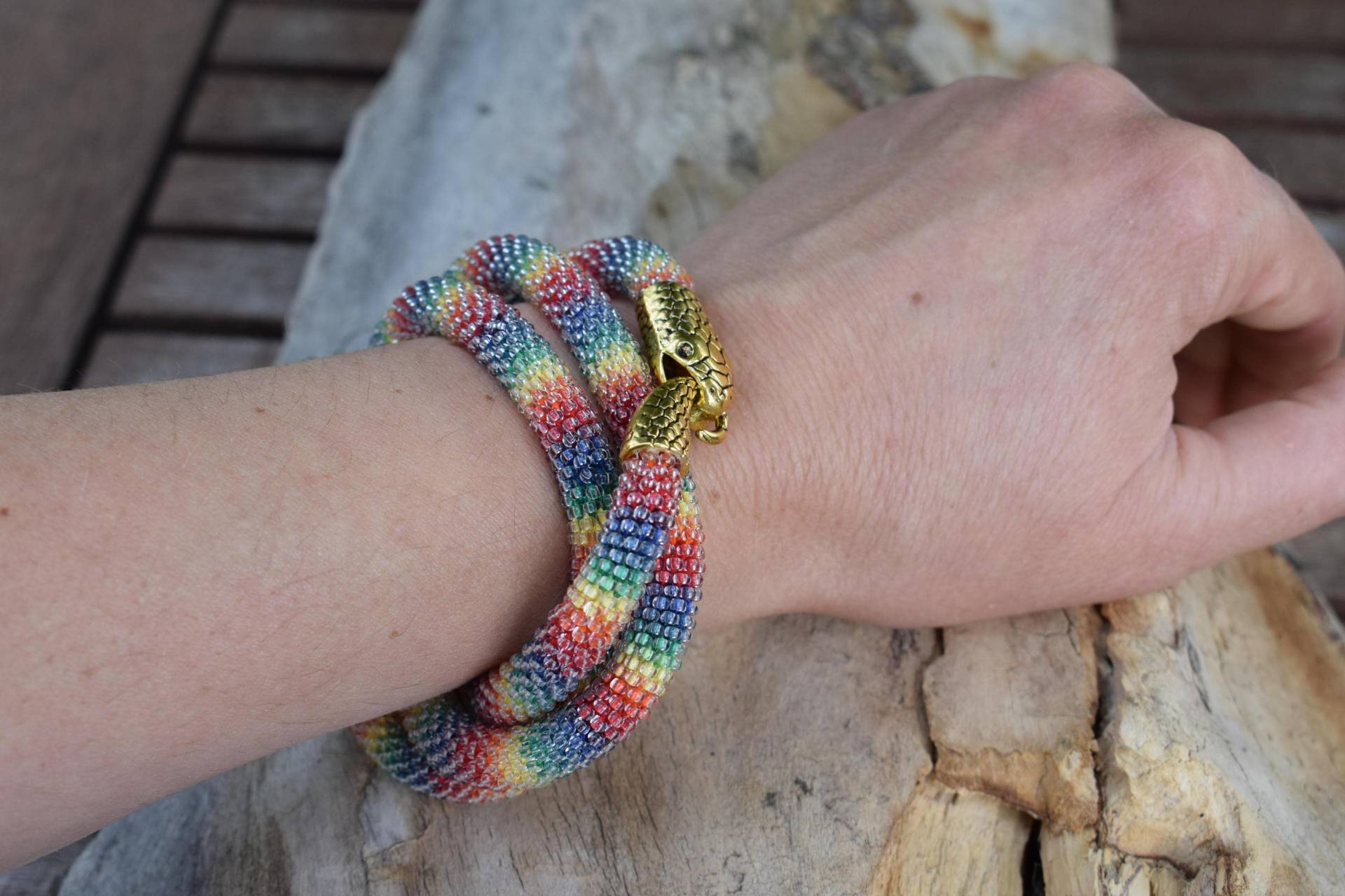 Ouroboros Armband Regenbogen Schlange, Safari Tier Armband, Reptil, Schmuck Schlangenverschluss, Geschenk Geliebte Frau, Schwester, Freundin Ouroboros Armband Regenbogen Schlange, Safari Tier Armband, Reptil, Schmuck Schlangenverschluss, Geschenk Geliebte Frau, Schwester, Freundin von TinaJewelryDesign
