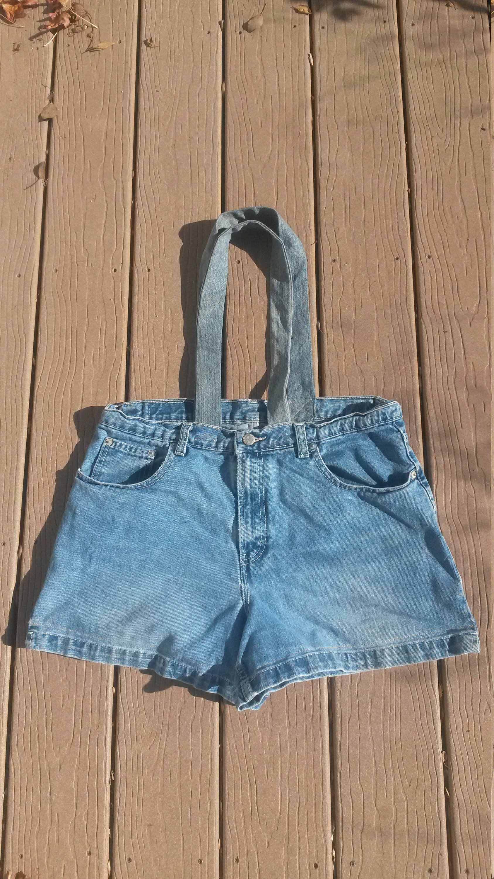 Recyceltem Denim-Shorts-Geldbörse Recyceltem Denim-Shorts-Geldbörse von TinaMulhallCreations
