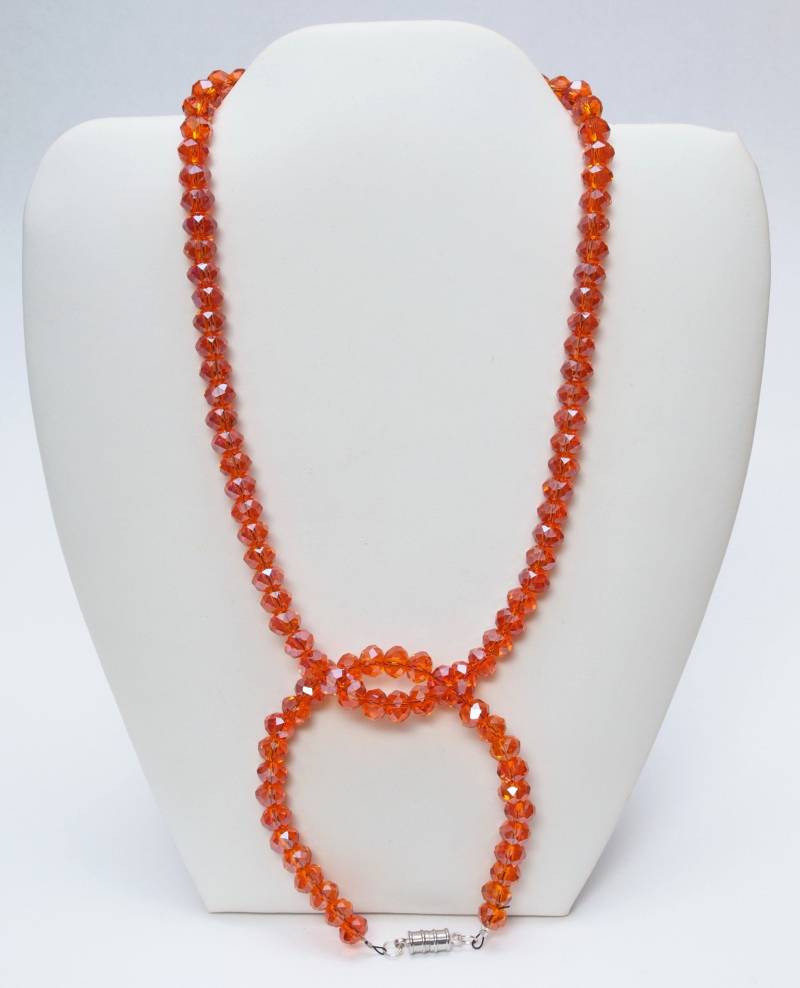 Halskette Und Armband in Feurigem Orange von TinaTwinklestars1