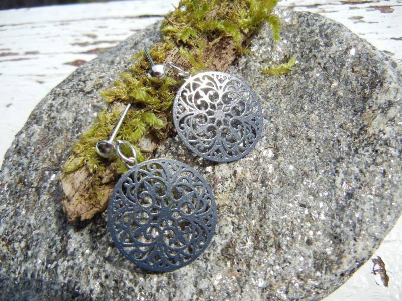 Ohrringe Im Boho - Style in Schwarz von TinaTwinklestars1