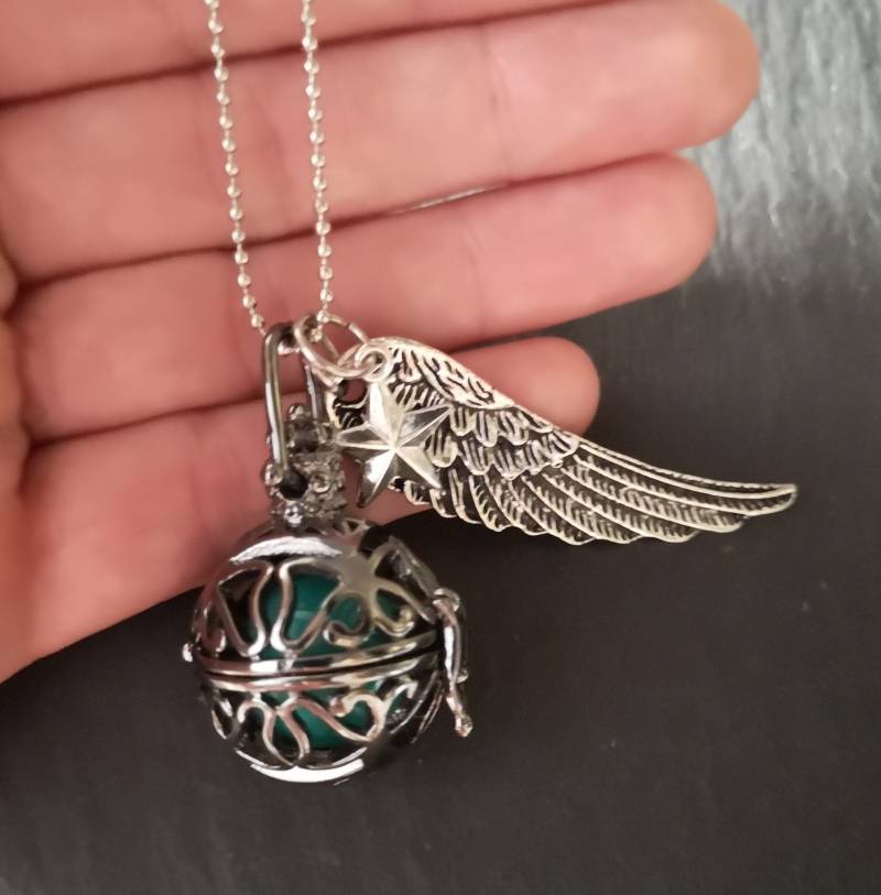 Halskette, Kette Lang, Harmonie, Rufer von TinasSchmucktruheCOM