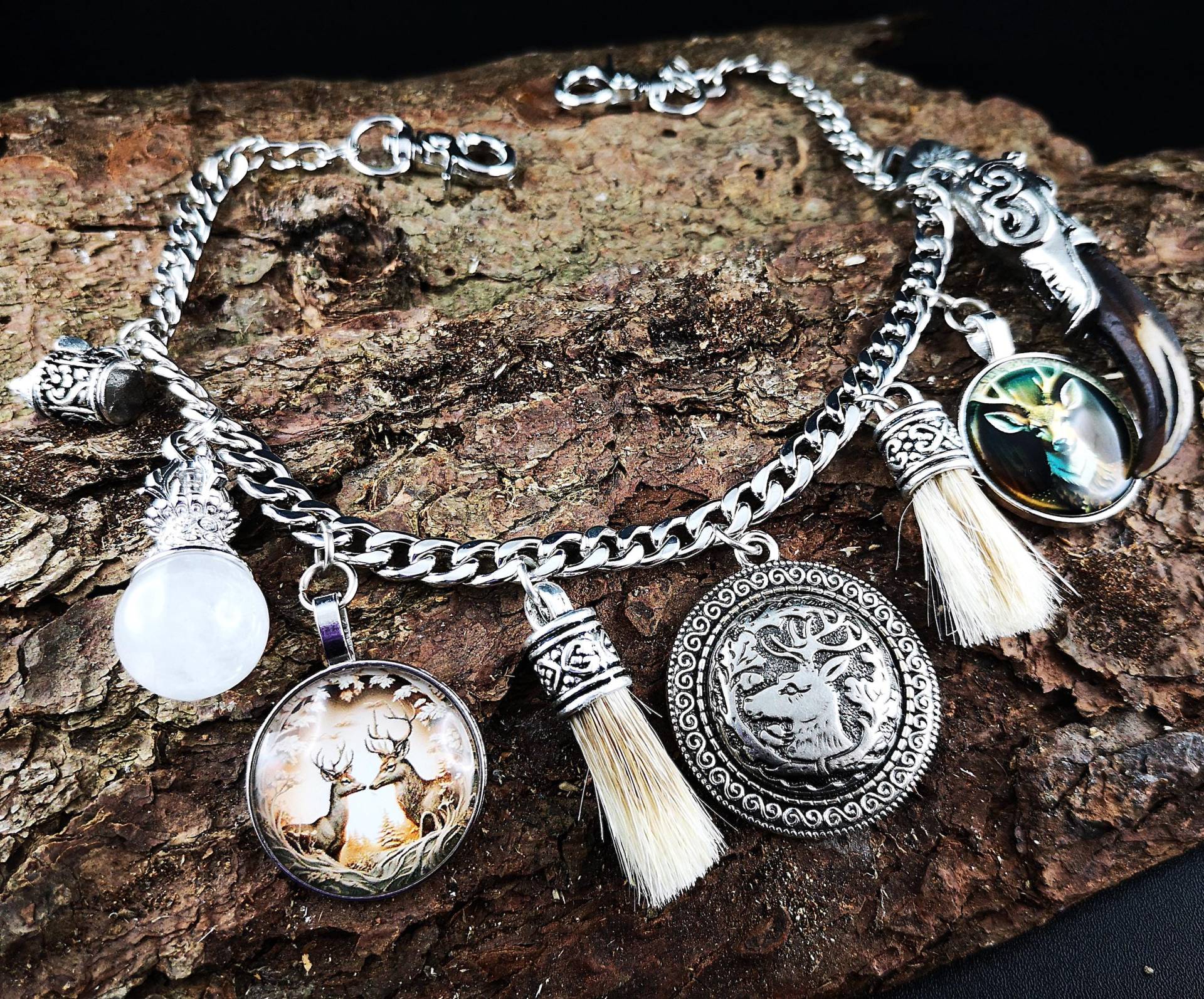 Herren-Charivari, Trachtenschmuck, 1 - Reihig, Bertold von TinasSchmucktruheCOM