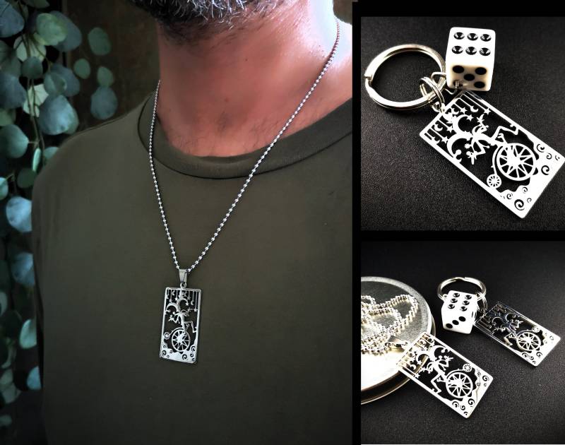 Kette Oder Schlüsselanhänger Joker von TinasSchmucktruheCOM