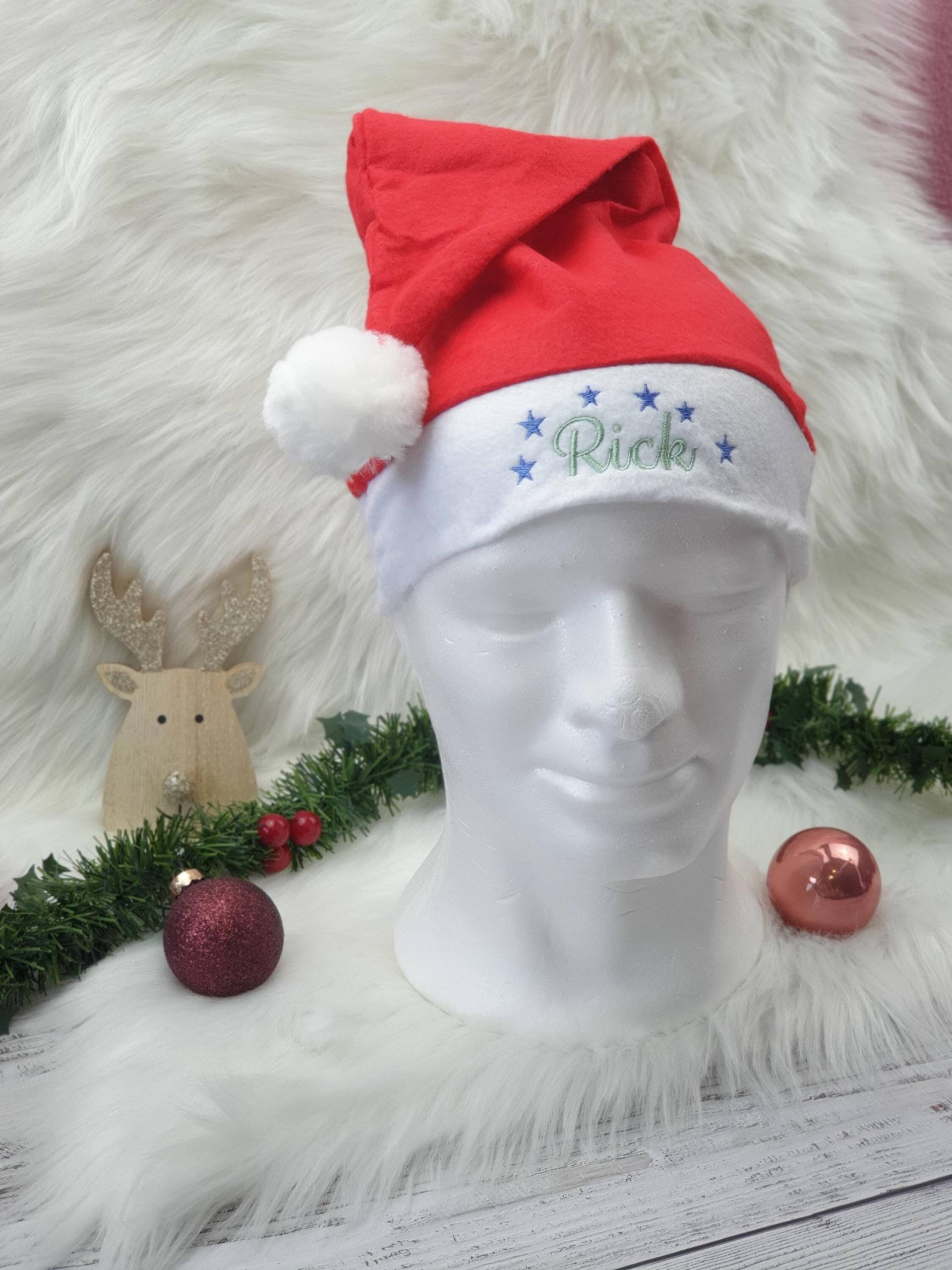 Nikolausmütze Mit Namen, Personalisiert, Bestickt Nikolausmütze Mit Namen, Personalisiert, Bestickt von TinasStickerei