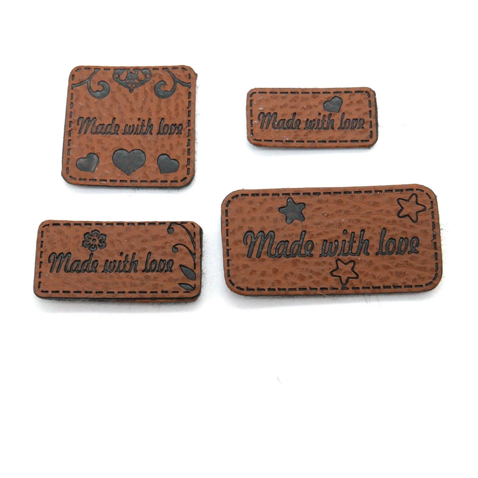 Opry Label-Set Zum Annähen Mit Dem Schriftzug „Made With Love" Opry Label-Set Zum Annähen Mit Dem Schriftzug „Made With Love" von TinasZauberwerkstatt