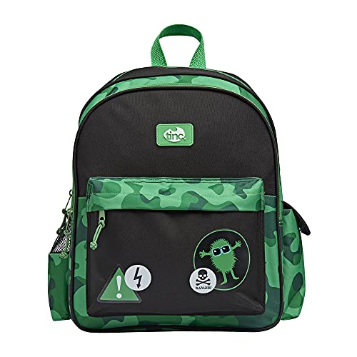 Tinc Kinderrucksack Kinderschultasche für Mädchen & Jungen | Mehrere Taschen Kinderrucksack, grün, M, Zeitgenössisch von Tinc