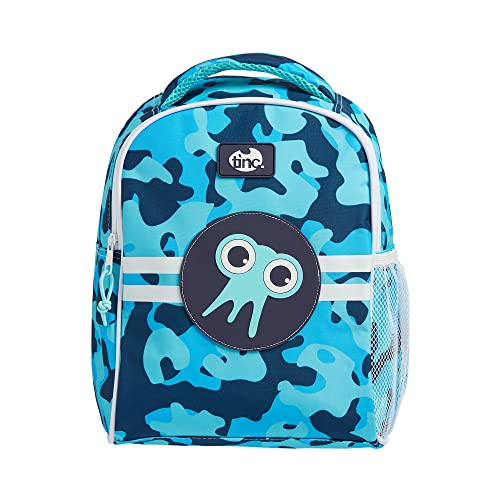 Tinc Unisex Kinder Tonkin Rucksack, Camouflage, Blau Schulranzen von Tinc