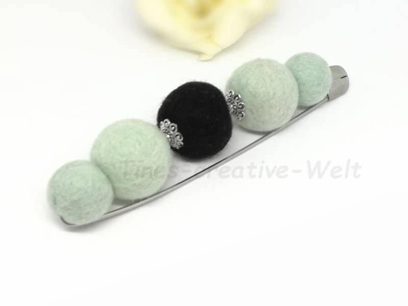 Anstecknadel, Brosche, Filzkugeln, Gefilzt, Wolle, Tuchnadel, Geschenk Für Frauen von TinescreativeWelt