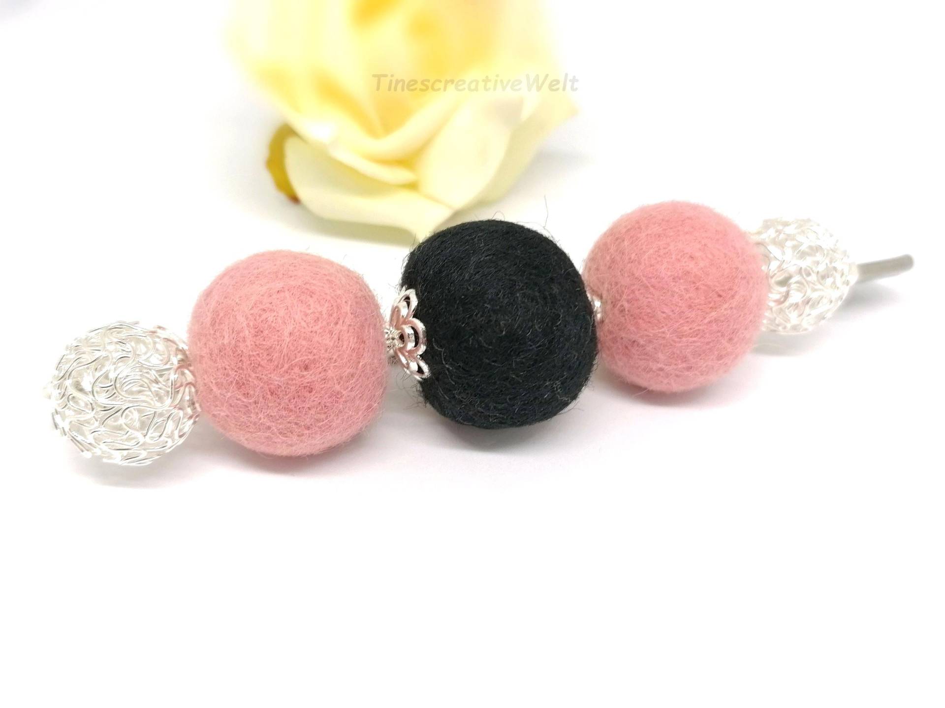 Schalnadel, Filzkugeln, Drahtkugeln, Anstecknadel, Brosche, Geschenk Für Frauen, Geschenkidee von TinescreativeWelt