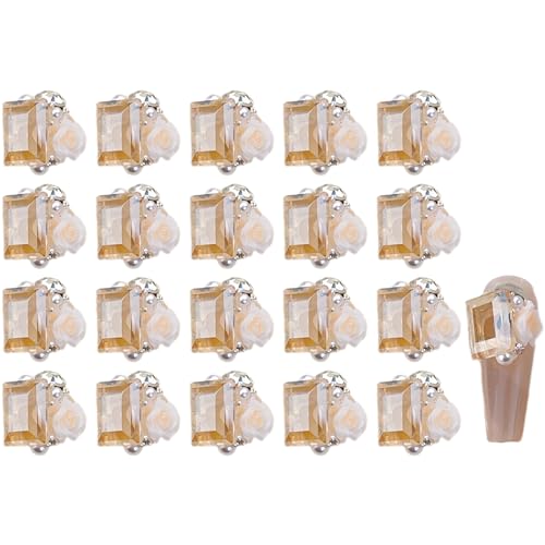 4 Stück Strasssteine Kristall Multi-Form Nägel Kunst Nägel Kunst Strasssteine für Frauen von TingHaoO