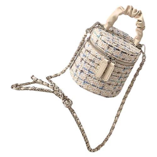 Beuteltasche für Damen, Reißverschluss, Umhängetasche mit abnehmbarem Riemen, Schultergriff, Handtasche, Tragetaschen für Damen, aprikose, One Size von TingHaoO