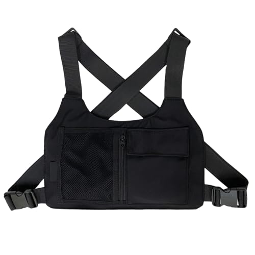 Brusttasche für Männer und Frauen, wasserabweisend, Laufweste mit Handyhalterung, Outdoor-Sport, Vorderwesten, Taschen für Workout, Outdoor-Sport, Vorderweste Brusttasche für Männer und Frauen, wasserabweisend, Laufweste mit Handyhalterung, Outdoor-Sport, Vorderwesten, Taschen für Workout, Outdoor-Sport, Vorderweste von TingHaoO