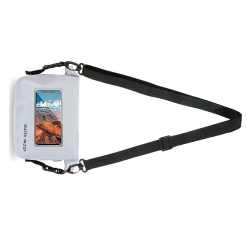 Große Kapazität, leichte PVC-Trockentasche, lässige Crossbody-Tasche für Wandern, Strandausflüge und Wassersportausrüstung, schützt wasserabweisende Aufbewahrungstasche von TingHaoO