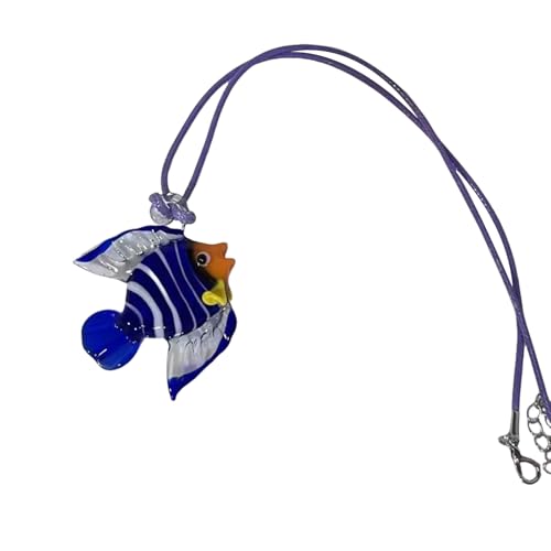 Halskette mit Fischanhänger, verstellbare Kette, einzigartig, für den täglichen Gebrauch, Halsschmuck, Geschenk für trendige Frauen, Urlaubsstile, Einheitsgröße, Wie beschrieben, Wie beschrieben von TingHaoO