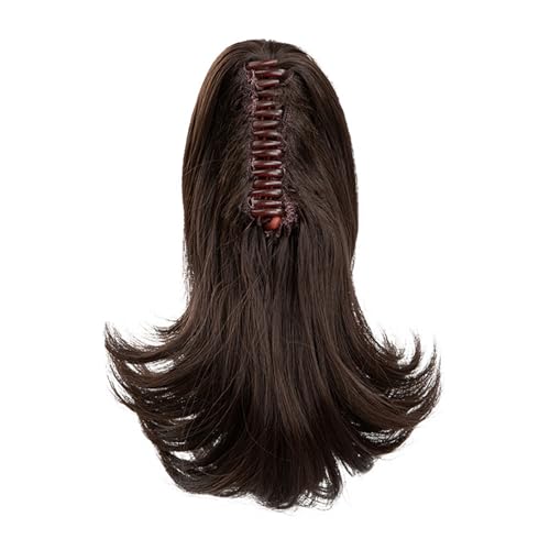 Lockiges synthetisches Pferdeschwanz-Haarteil für Damen, mit Klauen-Clip für schnelle Frisuren, verschiedene Anlässe, Outfit-Haarspange von TingHaoO