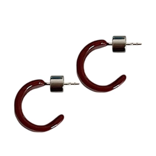 Modische Kreolen in C-Form mit Retro-Designs, ideal für modische Frauen, suchen einzigartige Schmuck-Accessoires, einzigartige Stile, Einheitsgröße, Wie beschrieben, Wie beschrieben von TingHaoO