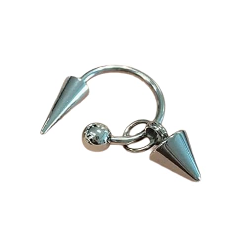 Modischer Ohrclip aus Titanstahl ohne Piercing erforderlich Modernes Accessoire für den Alltag Ohrstulpen für empfindliche Haut, B, Wie beschrieben, Wie beschrieben von TingHaoO