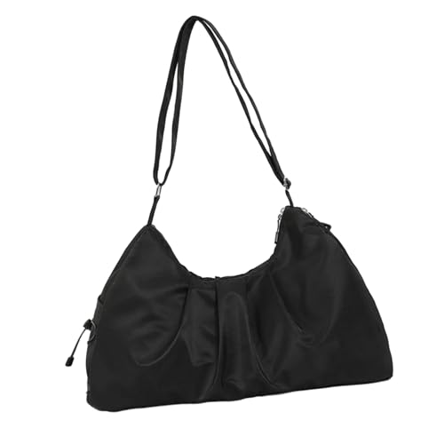 Nylon Turnbeutel mit Schuhfach Reise Handtasche Yogatasche Gym Duffels Tasche Weekender mit verstellbaren Riemen Taschen Schuhe Fach, Schwarz , Mass Beauty Nylon Turnbeutel mit Schuhfach Reise Handtasche Yogatasche Gym Duffels Tasche Weekender mit verstellbaren Riemen Taschen Schuhe Fach, Schwarz , Mass Beauty von TingHaoO