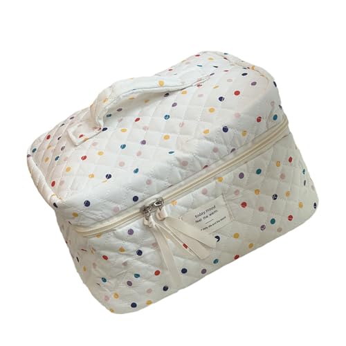 Regenbogen-Make-up-Tasche, tragbare Kosmetiktasche, Handtasche für Damen, Make-up-Tasche, tragbar, Reise-Kulturbeutel, Geschenke, Reise-Kulturartikel mit Reißverschluss, Make-up-Tasche, Mass Beauty von TingHaoO