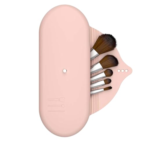 Reise-Make-up-Pinselhalter, Make-up-Tasche, Kosmetiktasche, Kulturbeutel, Organizer, Make-up-Pinsel-Aufbewahrungstasche, rose, Massenschönheit Reise-Make-up-Pinselhalter, Make-up-Tasche, Kosmetiktasche, Kulturbeutel, Organizer, Make-up-Pinsel-Aufbewahrungstasche, rose, Massenschönheit von TingHaoO