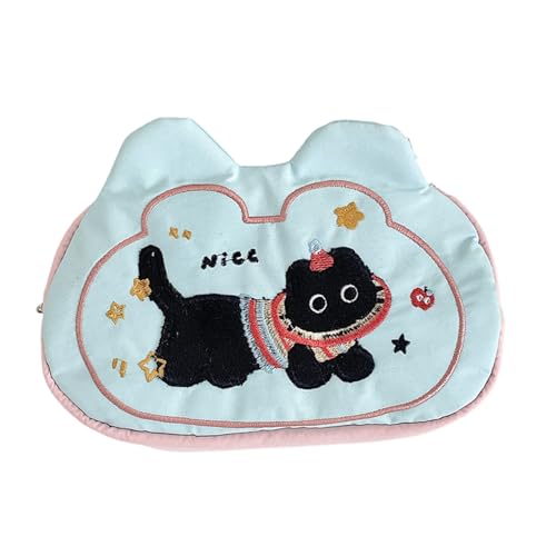 TingHaoO Federmäppchen mit Hunde-Stickerei, großes Fassungsvermögen, 18 x 11 cm, Reise-Stift-Organizer, Tasche, Reise-Make-up-Tasche für Mädchen und Frauen, Stern-Katze TingHaoO Federmäppchen mit Hunde-Stickerei, großes Fassungsvermögen, 18 x 11 cm, Reise-Stift-Organizer, Tasche, Reise-Make-up-Tasche für Mädchen und Frauen, Stern-Katze von TingHaoO