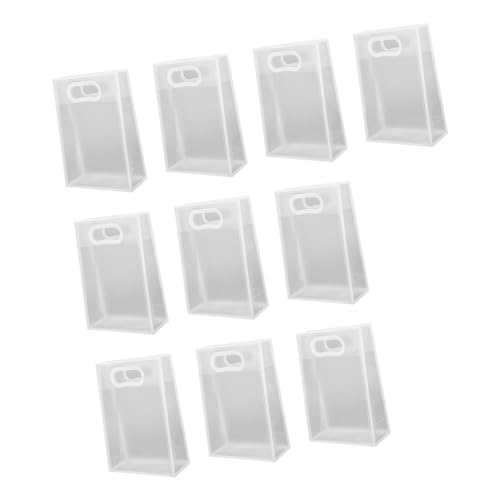 TingHaoO Mattierte PP-Tasche mit verstärkten Griffen für schwere Einkäufe und Outdoor-Aktivitäten, großes Fassungsvermögen, Geschenktasche, PP-Tasche, mehrfarbig, Large von TingHaoO