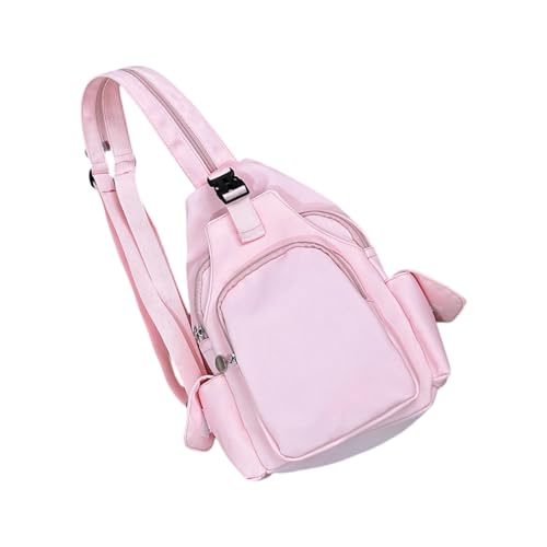TingHaoO Moderne Nylon-Brusttasche für Studenten, praktische Damen-Umhängetasche, multifunktional, für den täglichen Gebrauch, modische Umhängetasche für Damen, B, One Size von TingHaoO