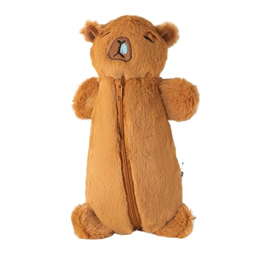 TingHaoO Plüschtier-Federmäppchen, große Kapazität, Plüschetui, tragbarer Stift-Organizer für Studenten, Frauen, Reise-Make-up-Tasche, Kinder, Cartoon-Halter, C TingHaoO Plüschtier-Federmäppchen, große Kapazität, Plüschetui, tragbarer Stift-Organizer für Studenten, Frauen, Reise-Make-up-Tasche, Kinder, Cartoon-Halter, C von TingHaoO