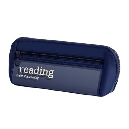 TingHaoO Transparentes Federmäppchen, großes Fassungsvermögen, Federmäppchen, ästhetisches Federmäppchen, Make-up-Tasche, Schreibtisch-Organizer für Studenten, blau TingHaoO Transparentes Federmäppchen, großes Fassungsvermögen, Federmäppchen, ästhetisches Federmäppchen, Make-up-Tasche, Schreibtisch-Organizer für Studenten, blau von TingHaoO