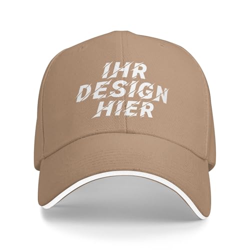 Tingwei Personalisierte Basecap - Personalisierte Cap für Männer & Frauen - Verstellbare Cap mit Logo/Text - Hochwertiges Baumwollmaterial - Ideal für Outdoor-Aktivitäten & Geschenke von Tingwei