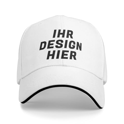 Tingwei personalisiert Cap personalisierte Basecap personalisierte Baseballkappe personalisiertes Cap Text Cap selbst gestalten mit Foto/Namen, personalisierte Baseballkappe für Männer & Frauen von Tingwei